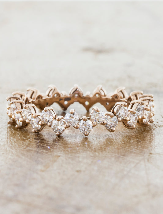 caption:Shown in 2mm width in 14k rose gold in eternity option