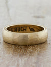 caption:Shown in 14k yellow gold, satin finish
