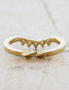 Vintage Inspired Diamond Mobius Strip Wedding Band