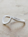 swirling wedding band